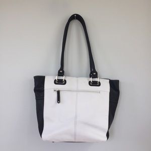 Tignatello black and white purse